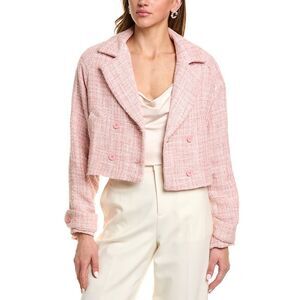 Area Stars Womens Ursula Crop Jacket, Pink